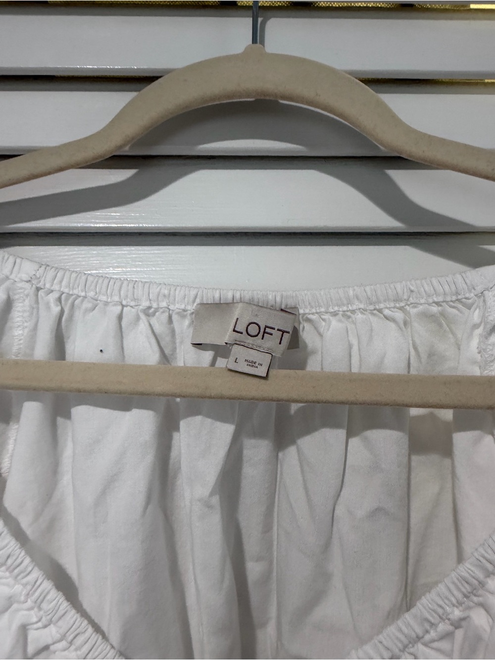 LOFT White Blouse - Picture 3 of 3